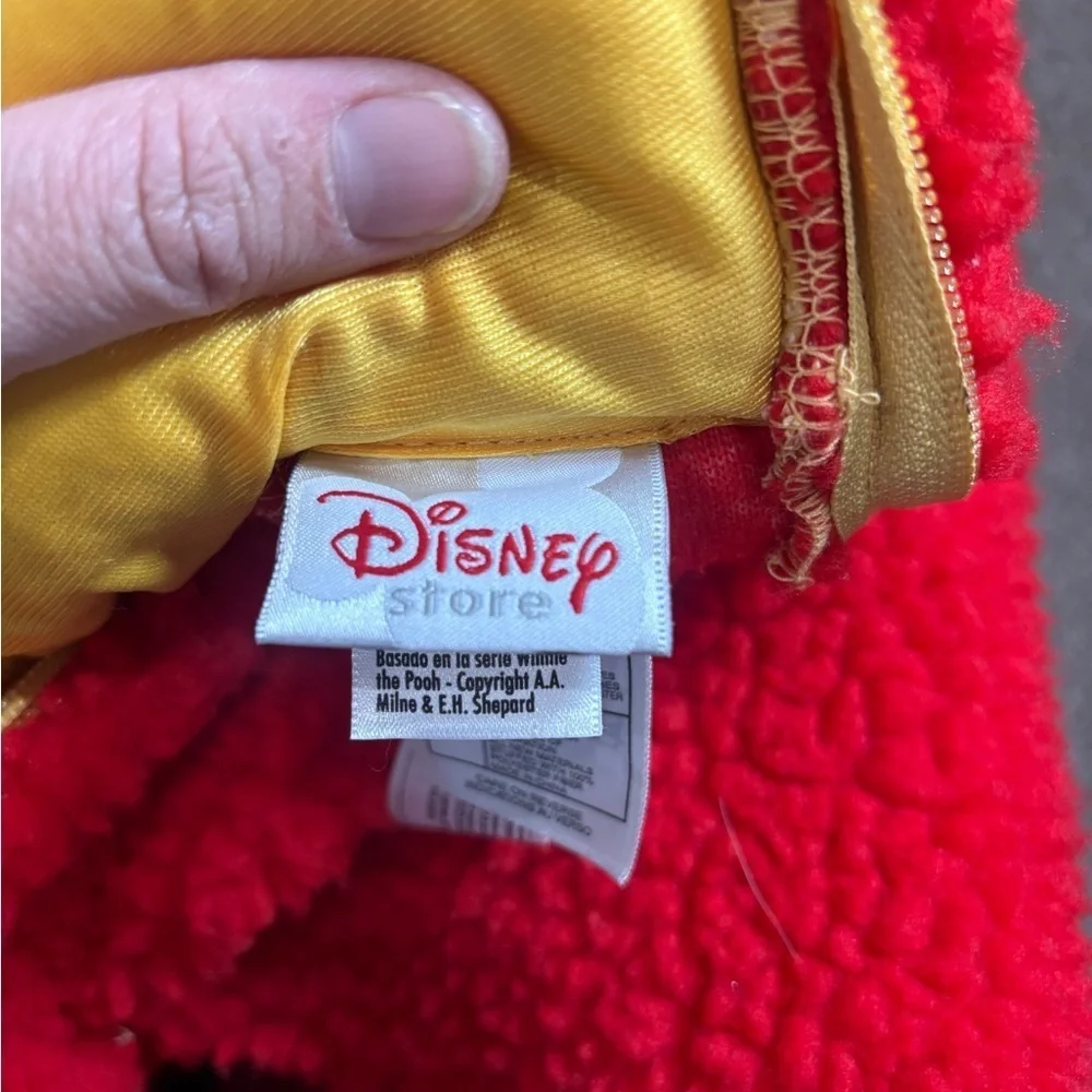 Vintage Winnie The Pooh Plush Costume Child 4-6 Disney Store Halloween Costume - Picture 3 of 10